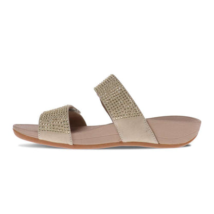 Avoca Slide Sandal - Champagne