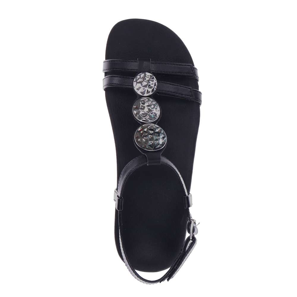 Ayla Adjustable Sandal - Black