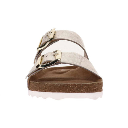 Bardo Slide Sandal - Soft Gold