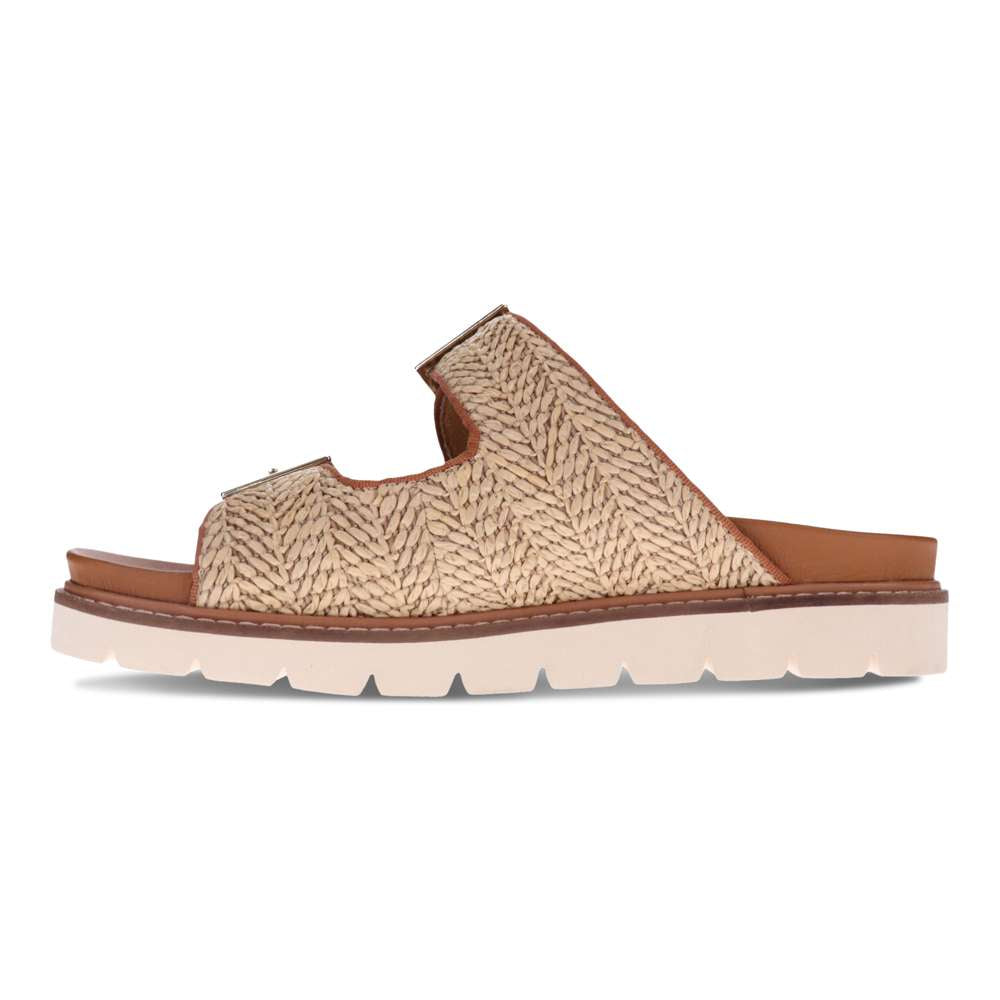 Daisy Slide - Natural Raffia