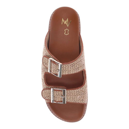 Daisy Slide - Natural Raffia