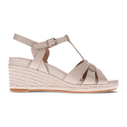 Diva Wedge Sandal - Beige