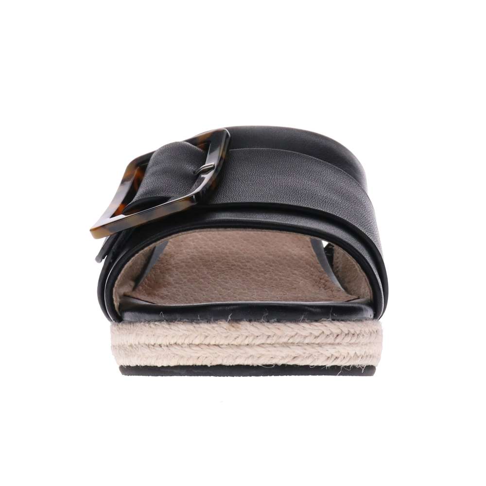 Dove Wedge Sandal - Black