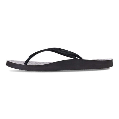 Venice Print Women's Toe Post Sandal - Black Leopard