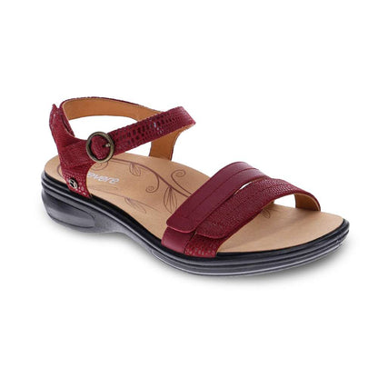 Barbados Sandal - Cherry French/Lizard