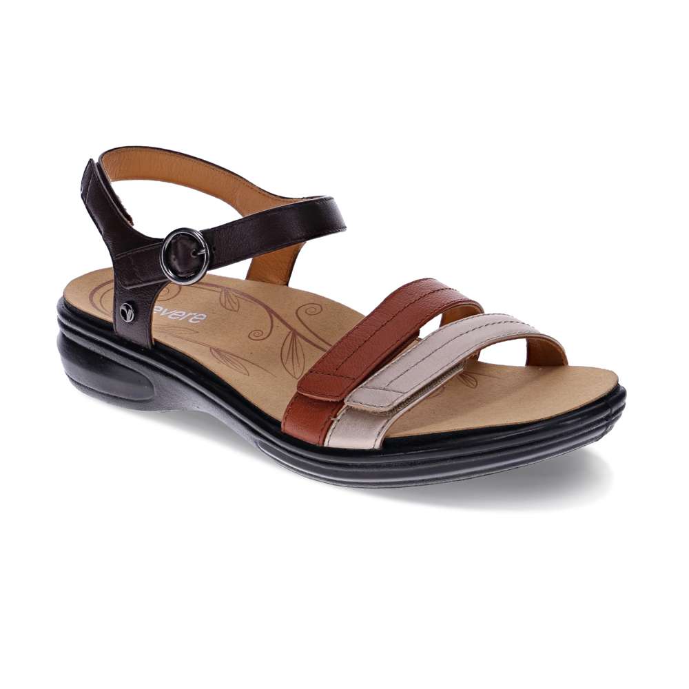 Barbados Sandal - Coffee Metallic