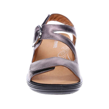 Barcelona Back Strap Sandal - Gunmetal