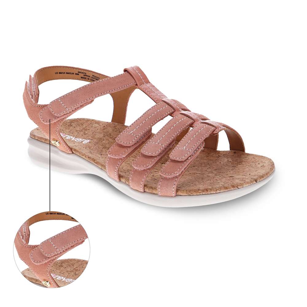 Bronte Sandal - Peachy