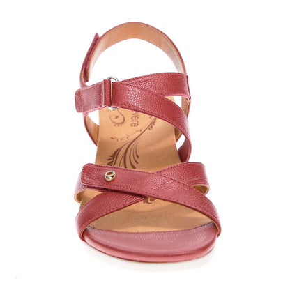 Casablanca Wedge - Ruby Metallic