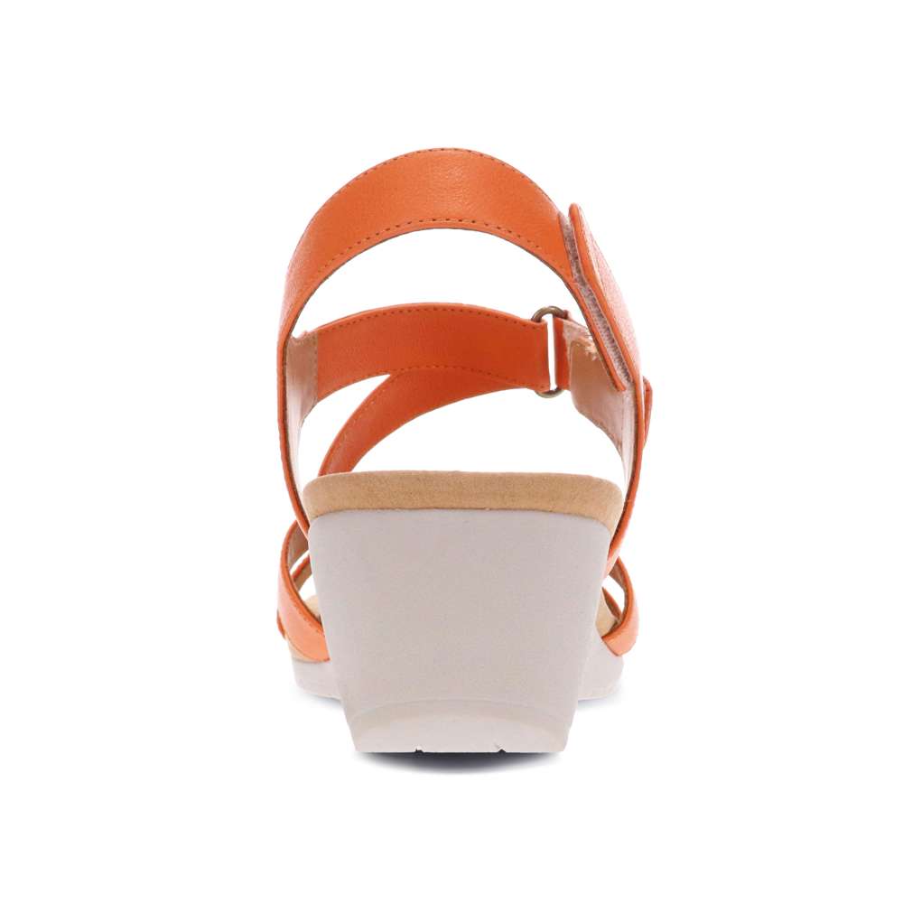 Casablanca Wedge - Rustic Orange