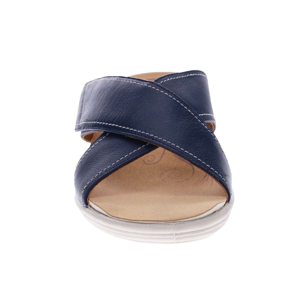 Denia Slide - Blue French