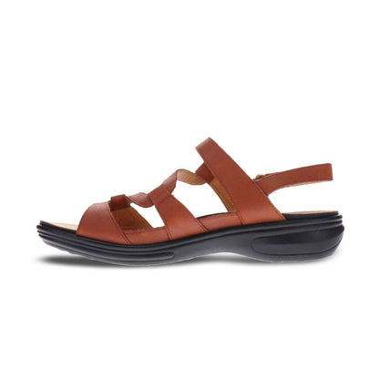 Miami Adjustable Sandal - Cognac
