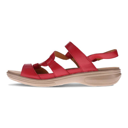 Miami Adjustable Sandal - Ruby Red