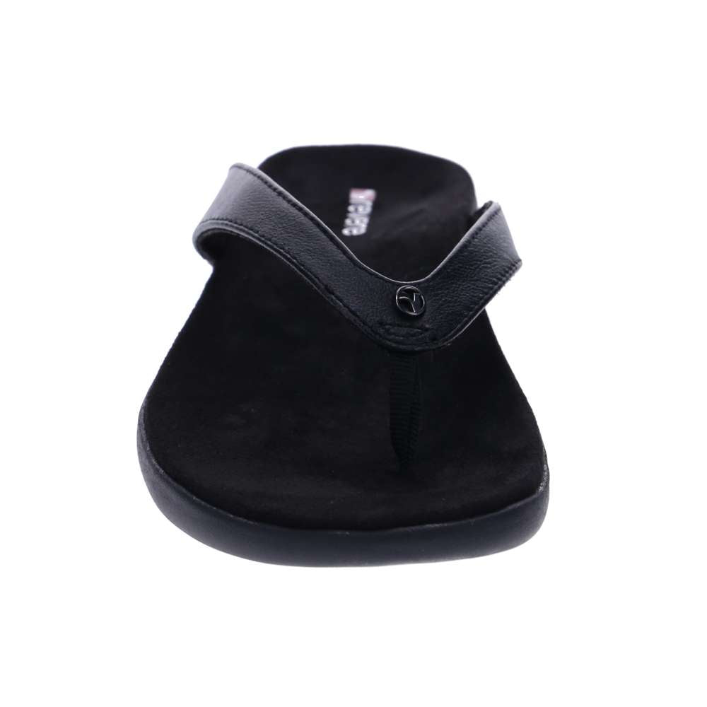 Newport Toe Post Sandal - Black