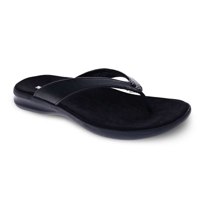 Newport Toe Post Sandal - Black