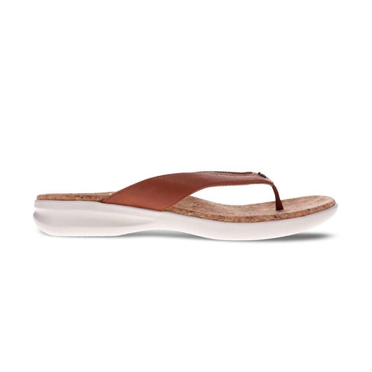 Newport Toe Post Sandal - Cognac