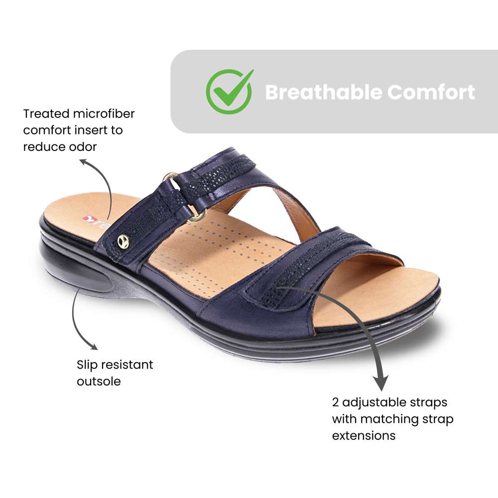 Rio Slide - Navy Lizard