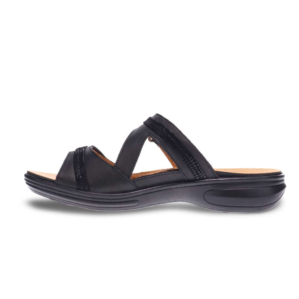 Rio Slide - Onyx/Black Lizard