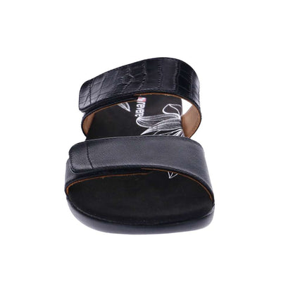 Seaside Slide Sandal - Black French/Croc