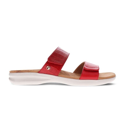 Seaside Slide Sandal - Red French/Croc