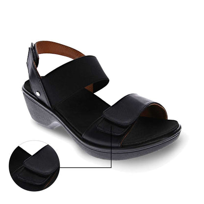 Valencia Wedge - Black