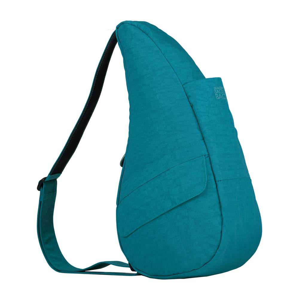 Textured Nylon Backpack - Capri Blue