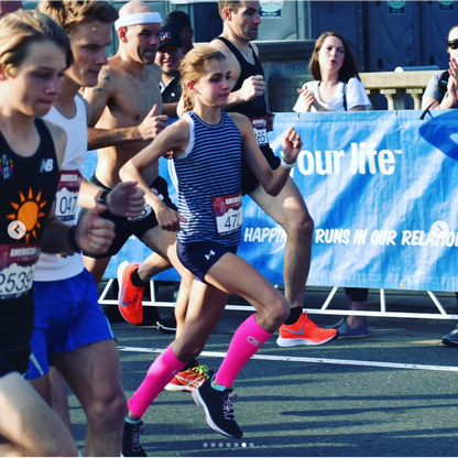 Sports Calf Compression Sleeve (CS6) - Pink