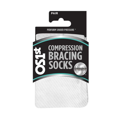 Compression Bracing Socks (FS4+) - White