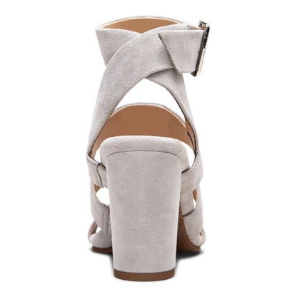 Blaire Heeled Sandal - Light Grey