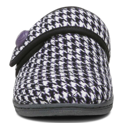 Carlin Mule Slipper - Cream Multi