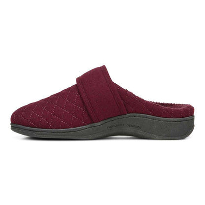Carlin Mule Slipper - Wine