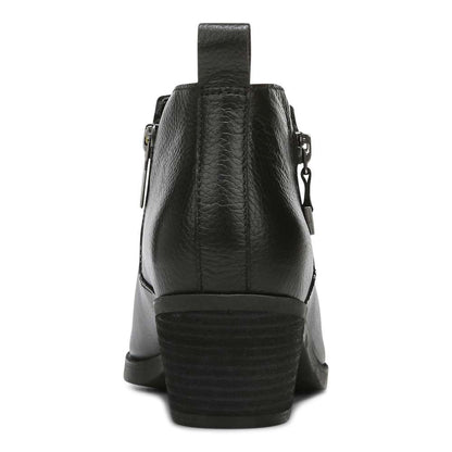 Cecily Ankle Boot - Black Leather