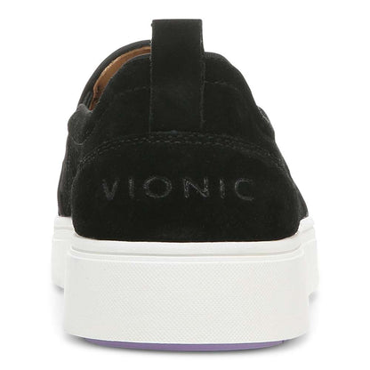 Kimmie Perf Slip-On Sneaker - Black Suede
