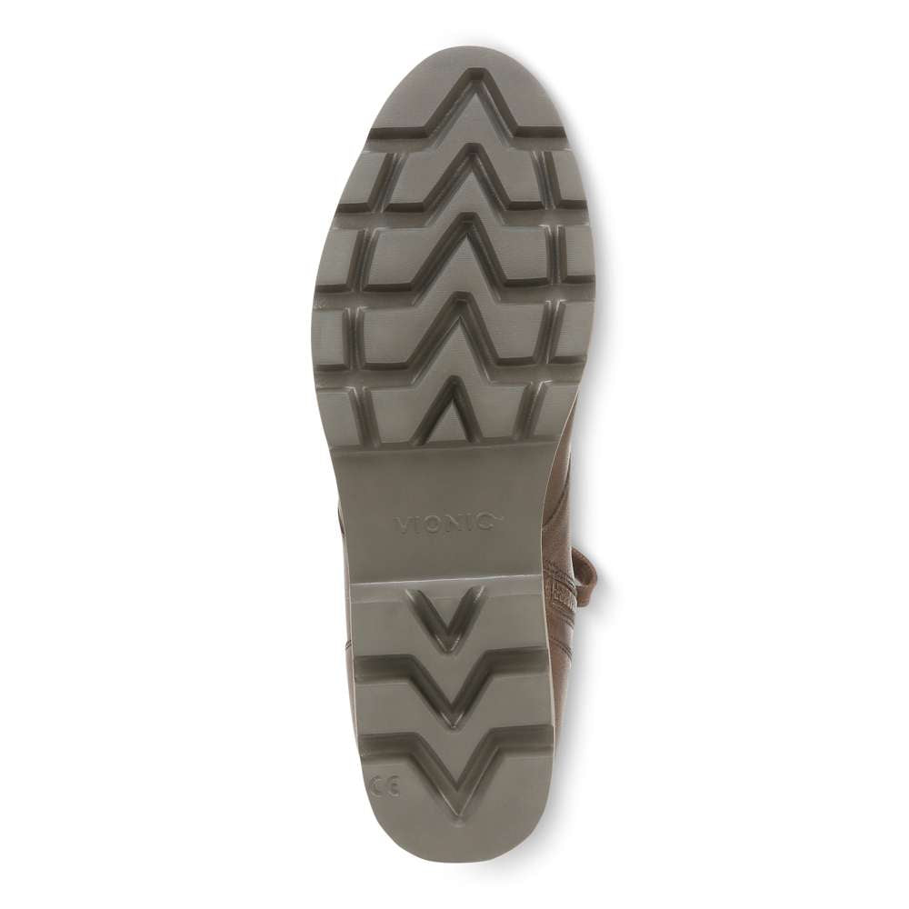 Lani Lace-Up Boot - Greige