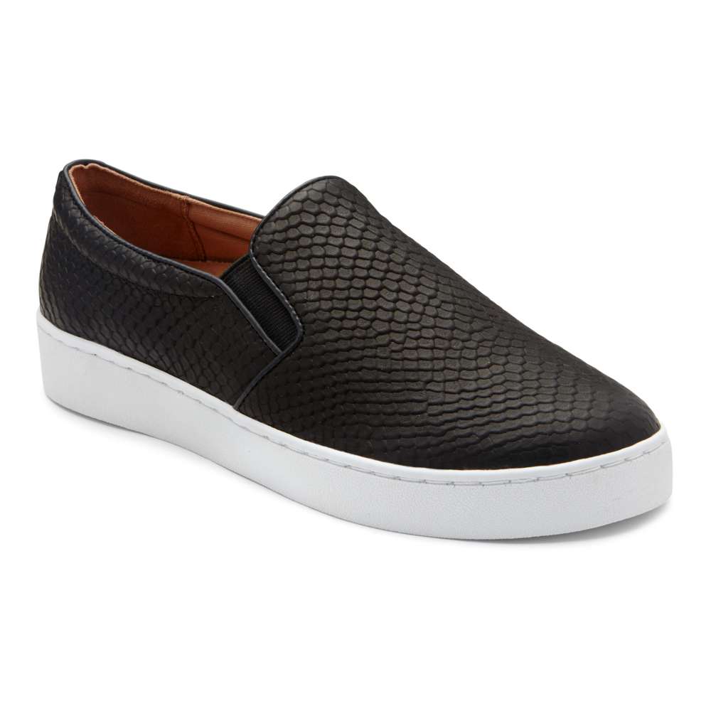 Midi Snake Slip-On - Black Snake