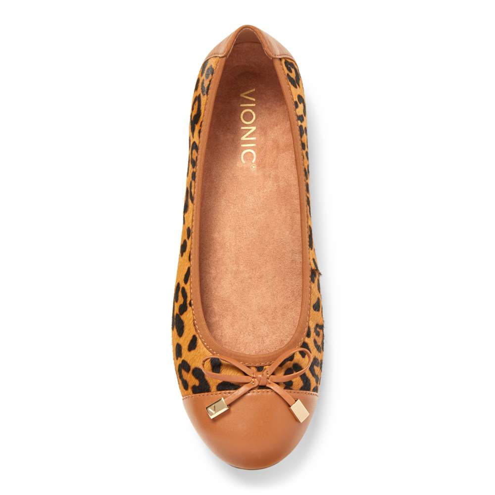 Minna Ballet Flat - Tan Leopard