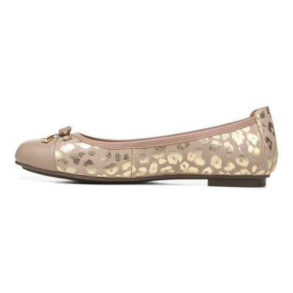 Minna Ballet Flat - Dark Taupe Leopard