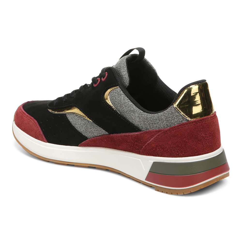 Nova Casual Sneaker - Black/Shiraz
