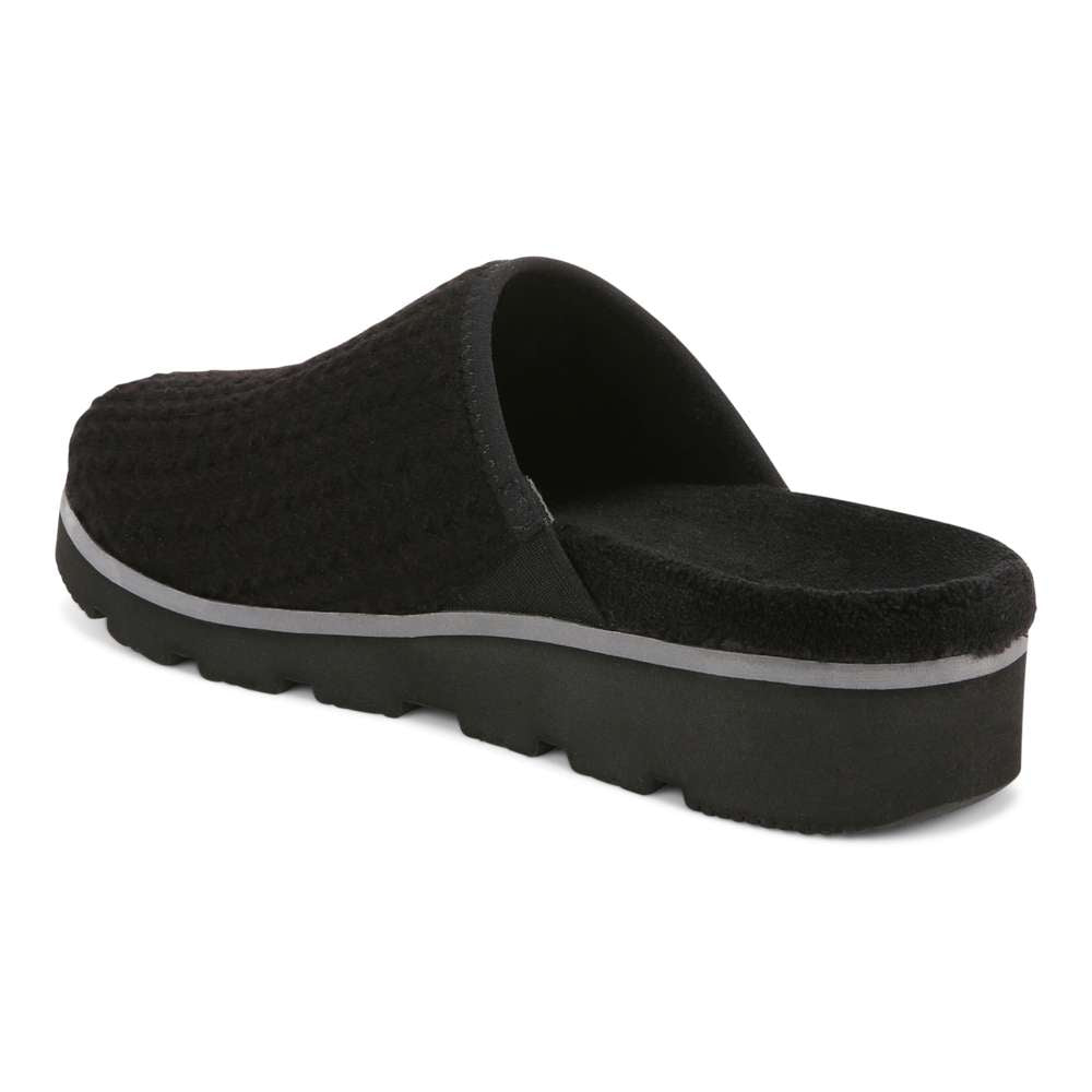 Sakura Mule Slipper - Black