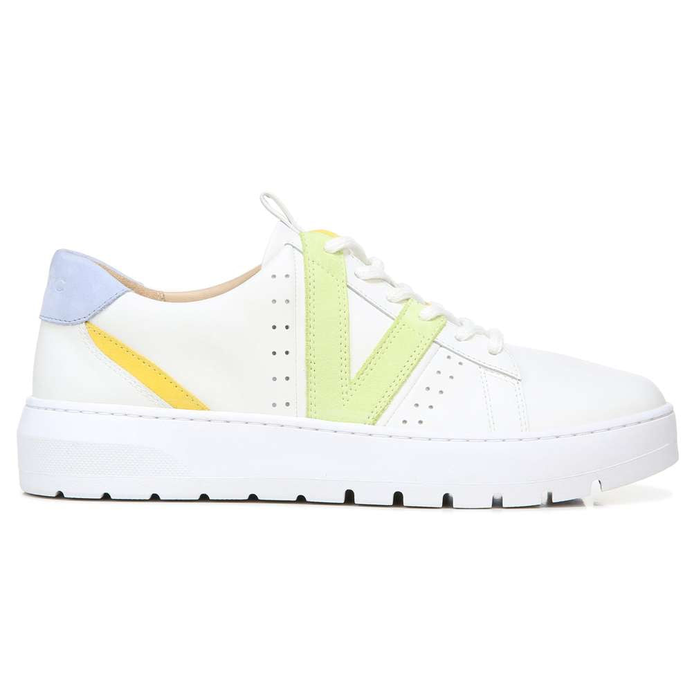Simasa Sneaker - White Pale Lime