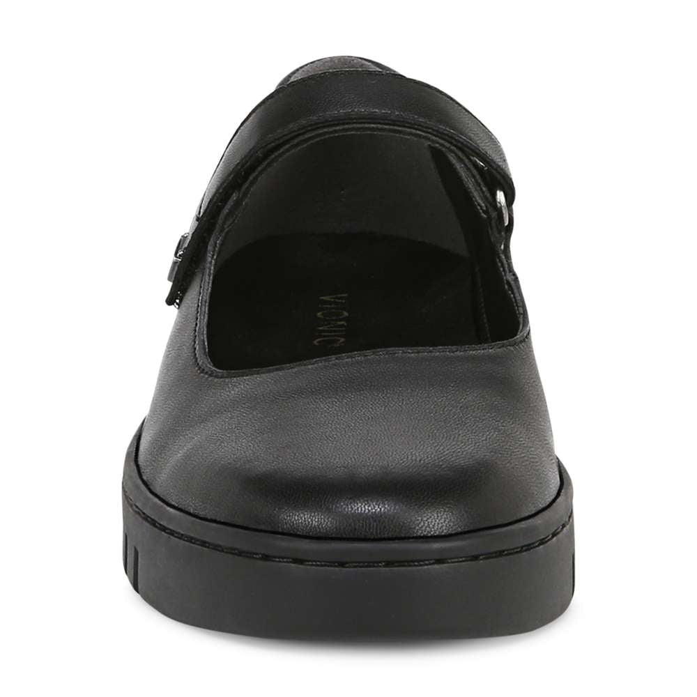 Uptown Maryjane - Black Leather