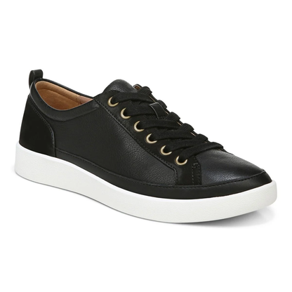 Winny Lace-Up Sneaker - Black Leather Nubuck