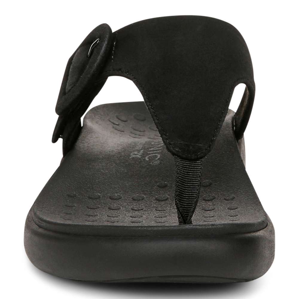 Activate Recovery Sandal - Black Suede