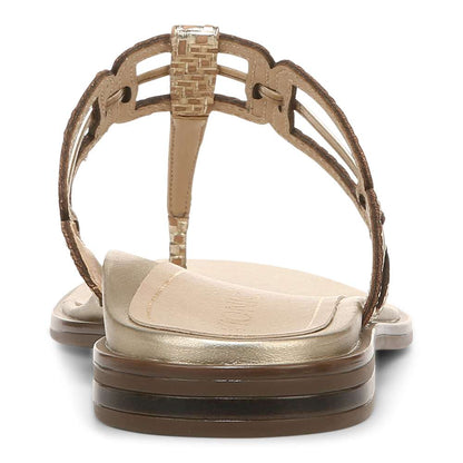 Alvana Toe Post Sandal - Gold