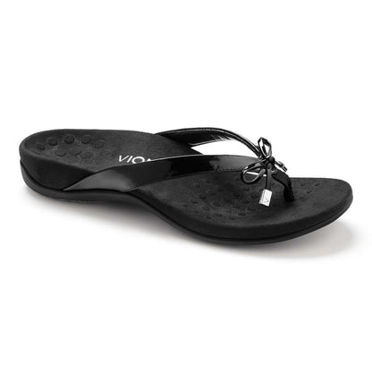 Bella Toe Post Sandal - Black