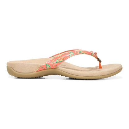 Bella Toe Post Sandal - Papaya Tropical