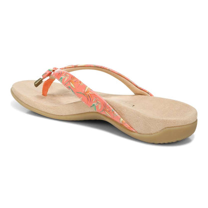 Bella Toe Post Sandal - Papaya Tropical
