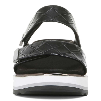 Brandie Flatform Slide Sandal - Black