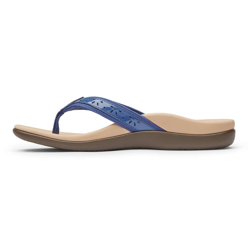 Casandra Toe Post Sandal - Indigo