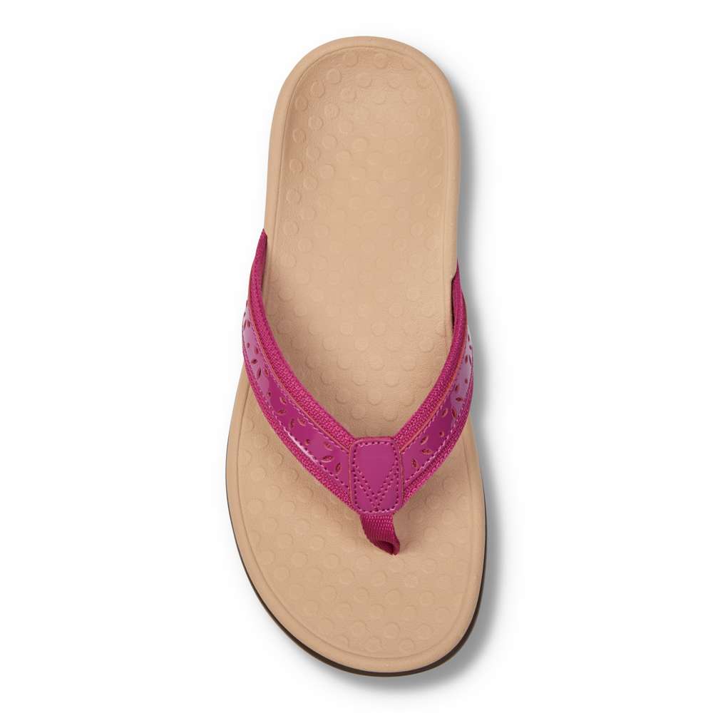 Casandra Toe Post Sandal - Magenta